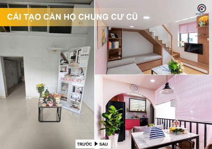 Ý tưởng cải tạo cung cư đẹp