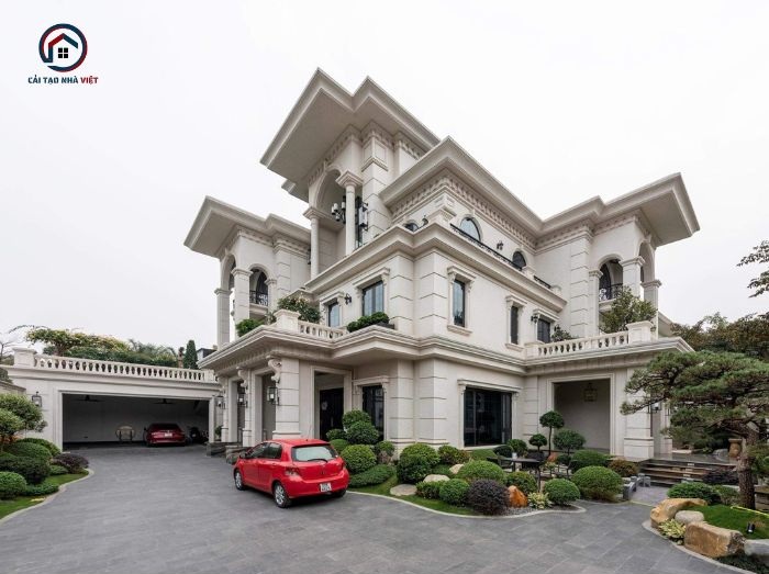 Một công trình biệt thự nên lựa chọn 1 phong cách thiết kế duy nhất