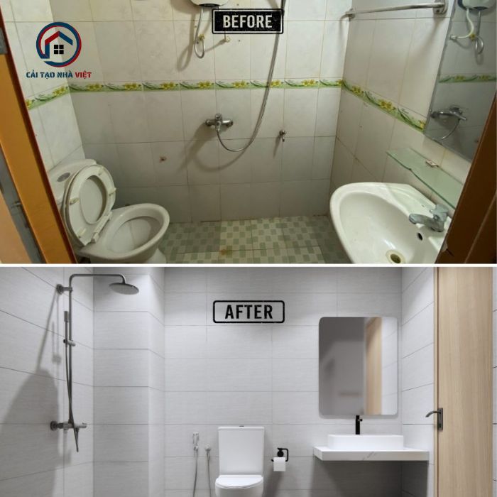 Bạn có thể cân nhắc sử dụng gạch men hoặc gạch vân đá