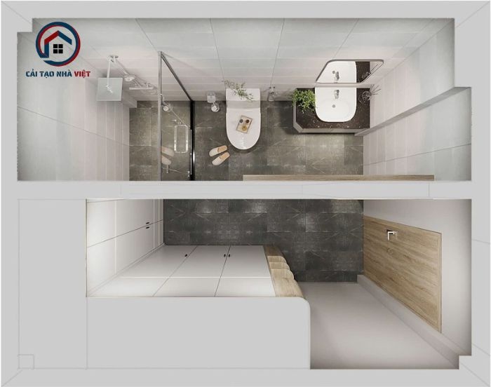 Bố trí nội thất theo chiều dọc hoặc căn cứ vào diện tích không gian cụ thể để đảm bảo sự thuận tiện trong sinh hoạt