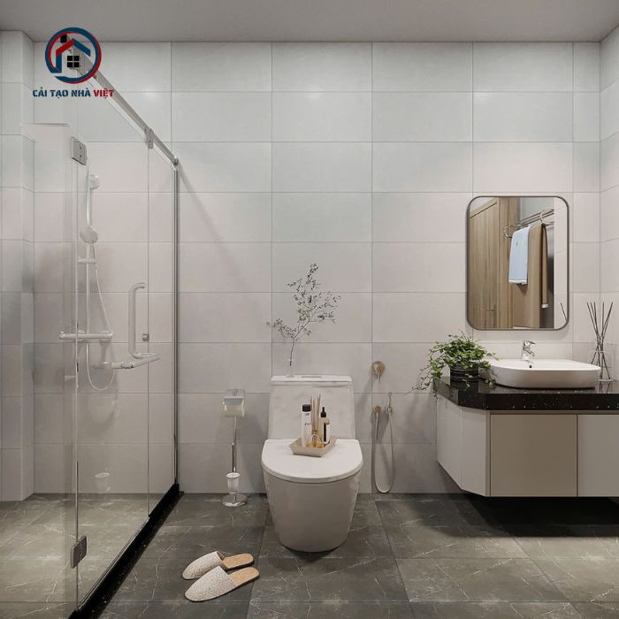 Cải tạo nhà vệ sinh đẹp thể hiện gu thẩm mỹ và phong cách của gia chủ