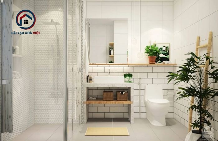 Vách ngăn kính mang đến cảm giác thông thoáng hơn, hạn chế cảm giác bí bách
