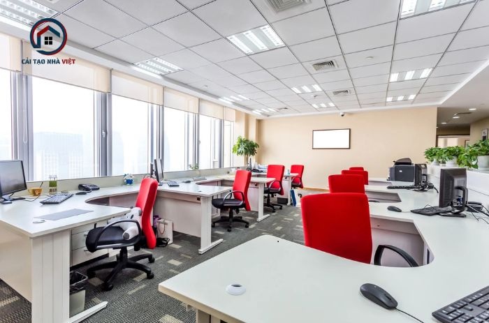 Một văn phòng được cải tạo bài bản thể hiện sự chuyên nghiệp và đẳng cấp, từ đó tạo lợi thế trong quá trình đàm phán và hợp tác